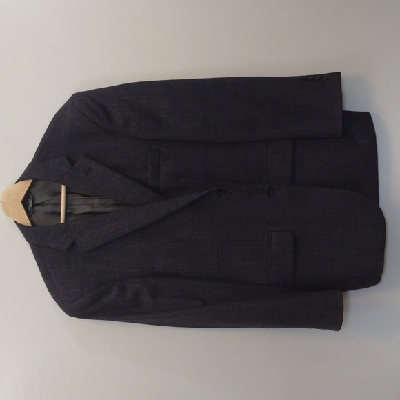 Pronto Uomo Platinum Blue Lambswool Sport Jacket 42S - Picture 3 of 13